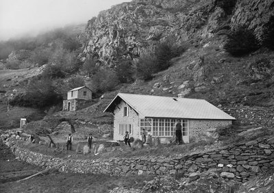 Le chalet laboratoire en 1907