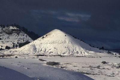 Puechs des Bondons sous la neige