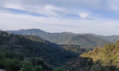 Vue de St Roman vers la Vallée Francaise