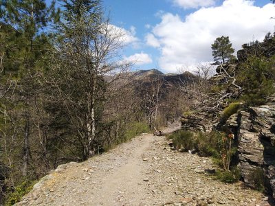 Sentier vers la mine