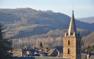 clocher eglise banassac