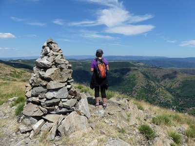 Vue depuis la draille