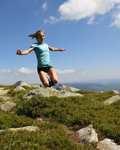 Traileur sur le Mont Lozère