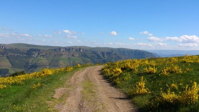 Vue sur le causse Méjean