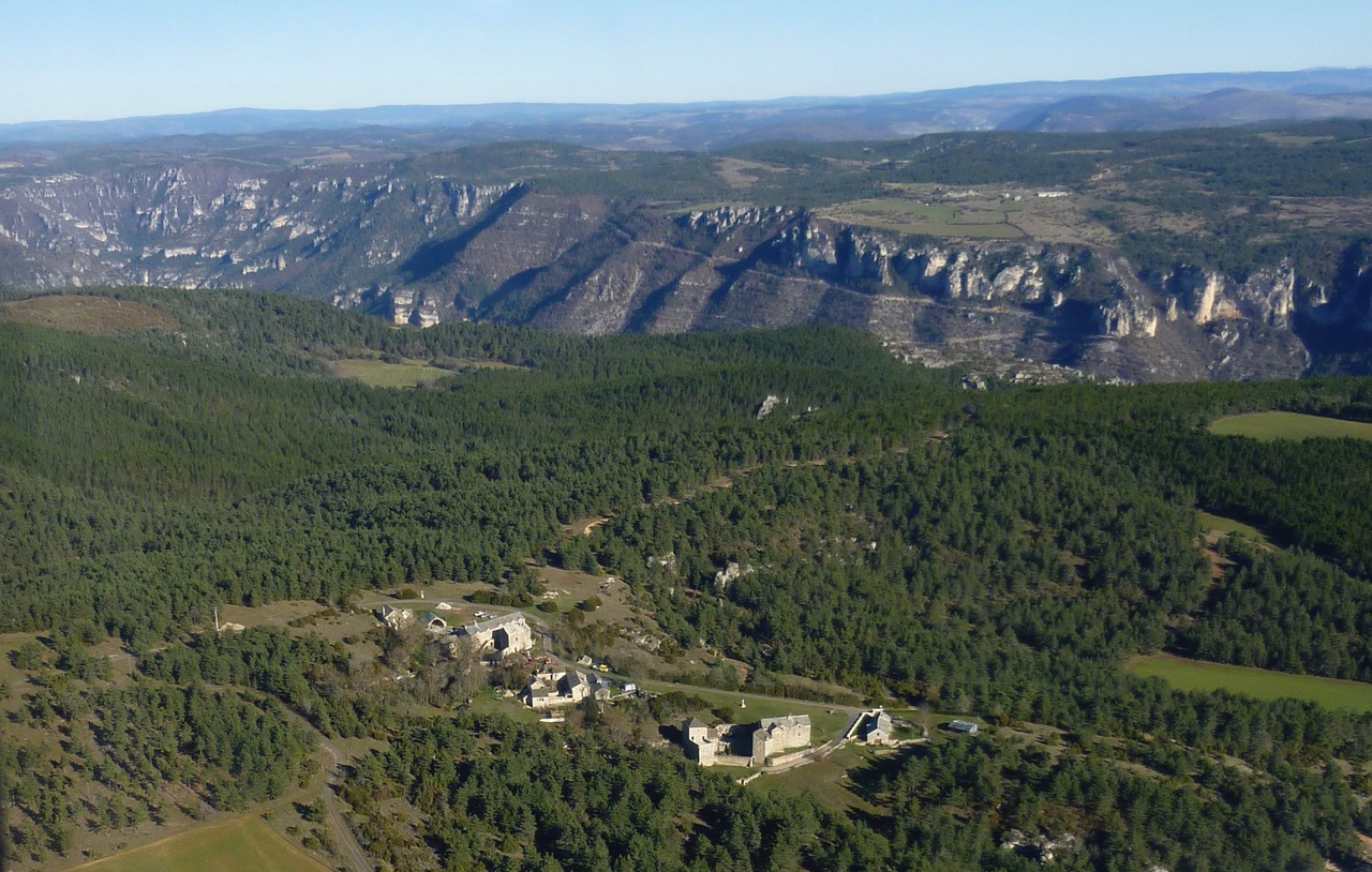 Vue aérienne de Cauvel