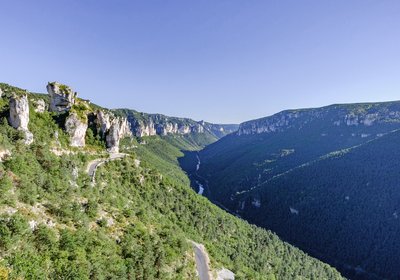 Vue depuis randonnée la Caxe