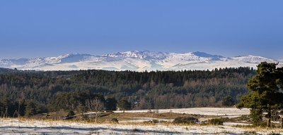 Plomb du Cantal enneigé