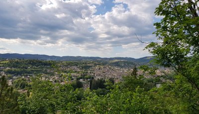 Vue sur la vallée de la Colagne et de Marvejols