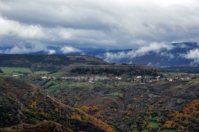 Vue sur barres des cevennes