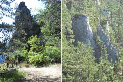 Le rocher de Moïse sur le Causse de Mende