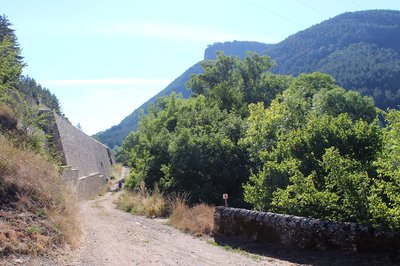 Chemin de randonnée après le village des Fonts