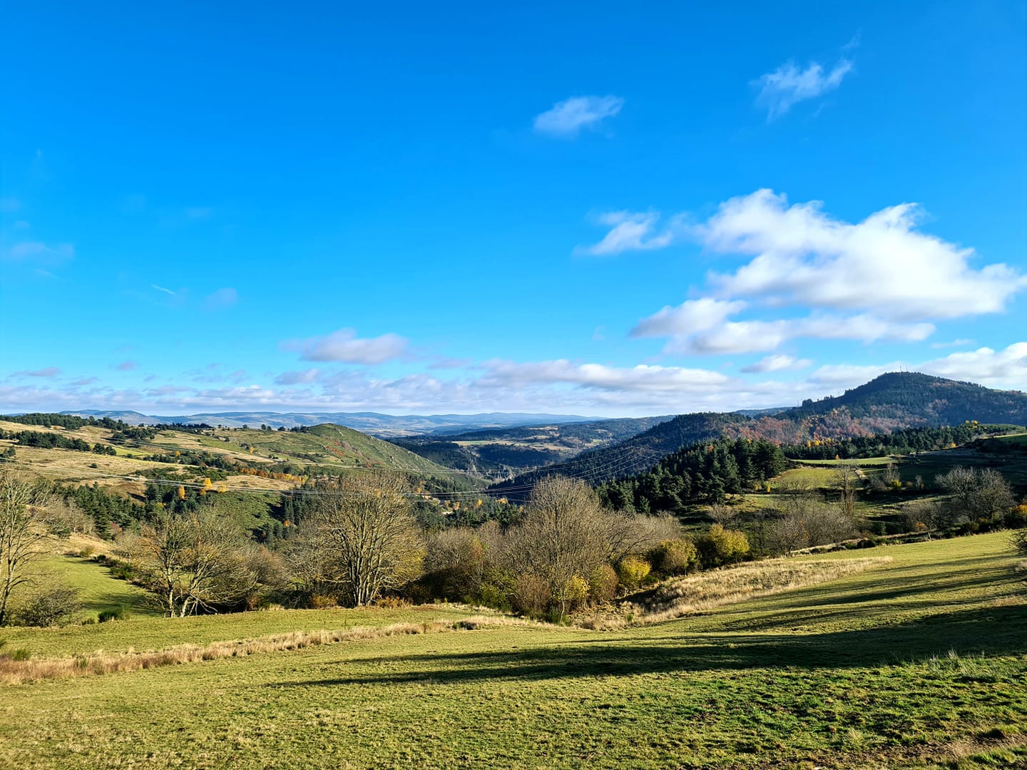 Panorama entre Laval-Atger et Chambon-le-Château