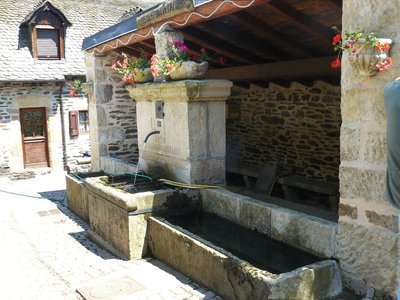 La fontaine du Mas, au Nord de Mende