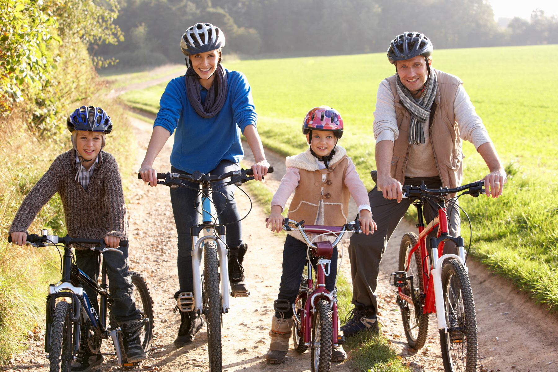 VTT en famille sur le Causse de Mende