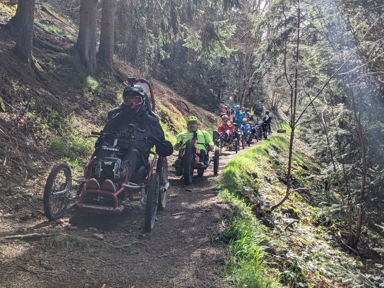 Randonnée en fauteuil tout terrain